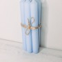 Dekorační svíčka modrá - matná - půjčovna